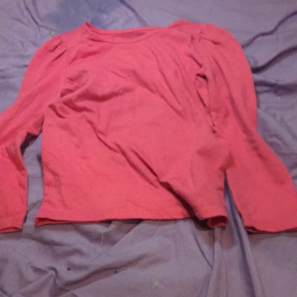 Plain pink long sleeve